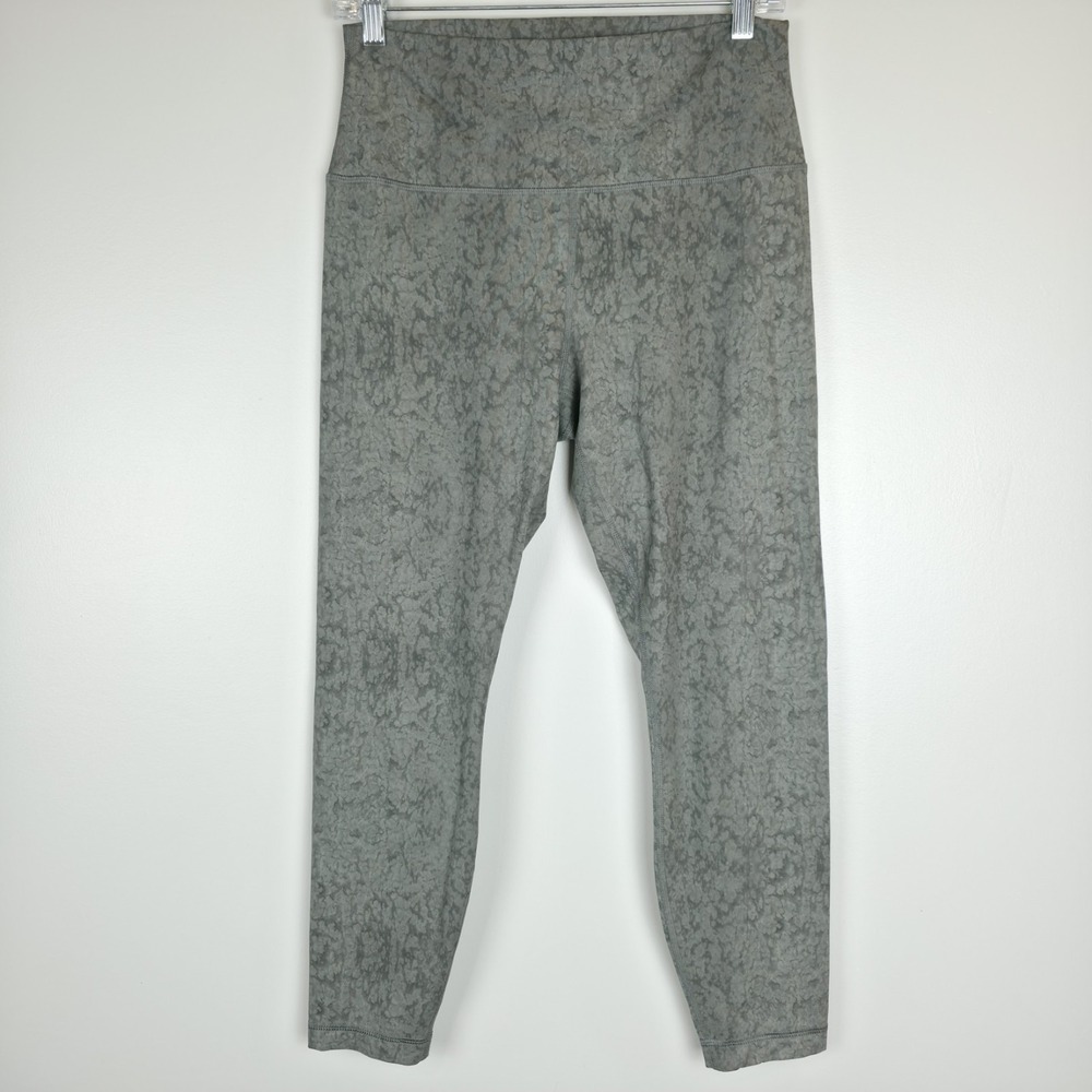Yogalicious Leggings In Water Droplet Sage Size XL.A216